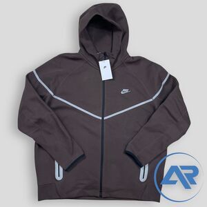 Nike Tech Fleece Windrunner Baroque Brown Reflect Silver Size 2XL FZ0754-237